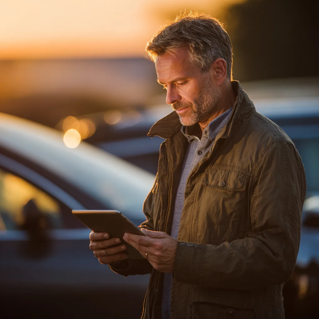 Русскоязычный специалист оформляет страховку автомобиля для мигранта в США